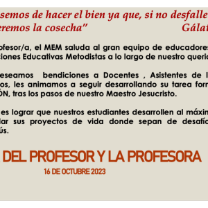 SALUDO MEM DIA DEL PROFESOR_A 2023